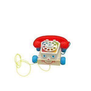 Vintage Fisher Price Chatter Telephone Toy #263 With Pull String